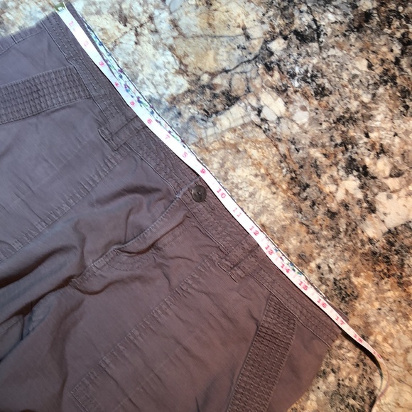 Prana Capris Pants, organic cotton, maroon brown - Picture 12 of 12
